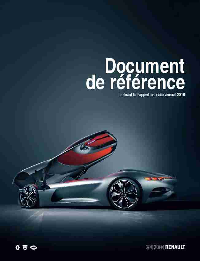 [PDF] Document de référence - Groupe Renault