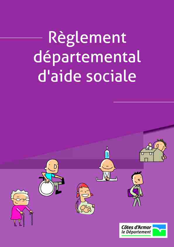 [PDF] Règlement départemental daide sociale - Côtes dArmor le