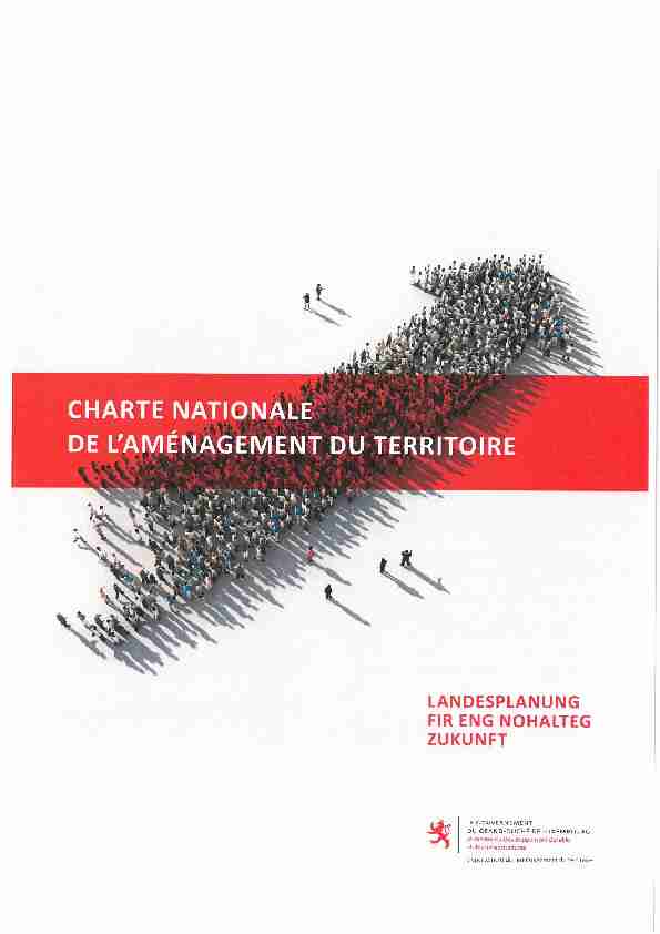 Charte nationale de laménagement du territoire - Luxembourg