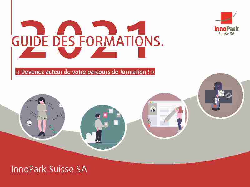 Guide des formations 2021