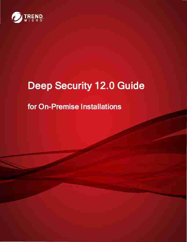 Deep Security Administration Guide