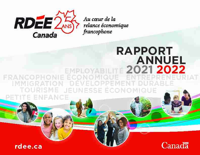 RAPPORT ANNUEL 2021 2022