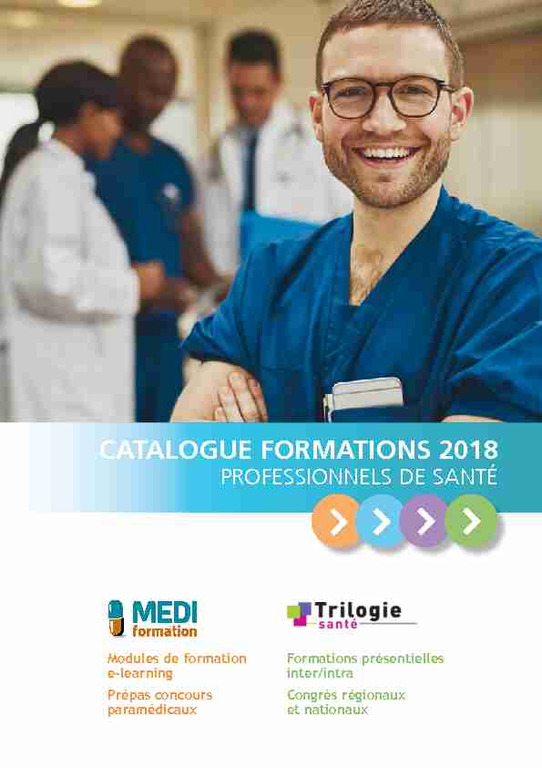 CATALOGUE FORMATIONS 2018