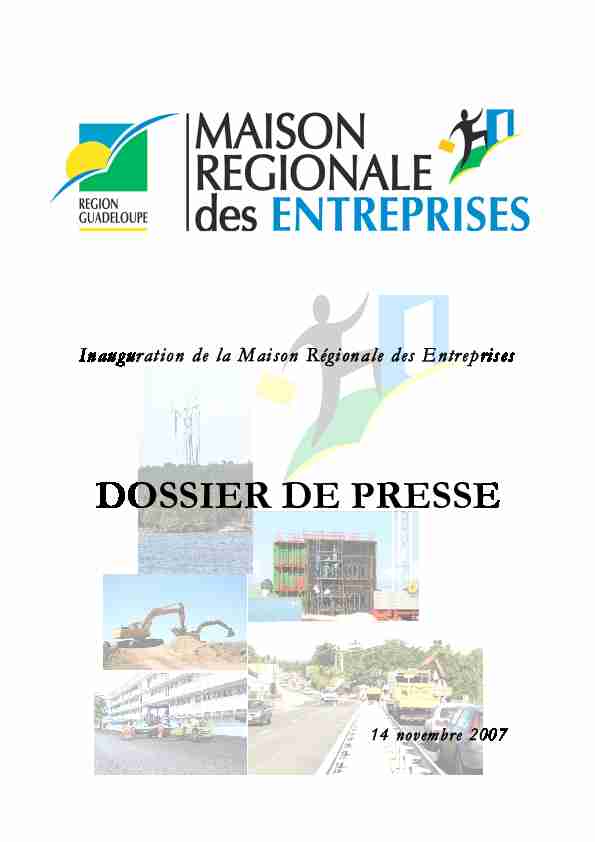 1 - 2. Maison régionale entreprises - Dossier