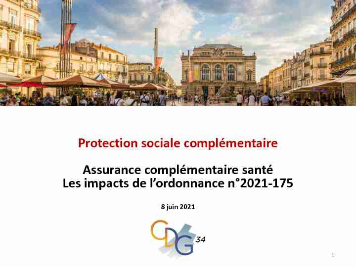 Protection sociale complémentaire Assurance complémentaire