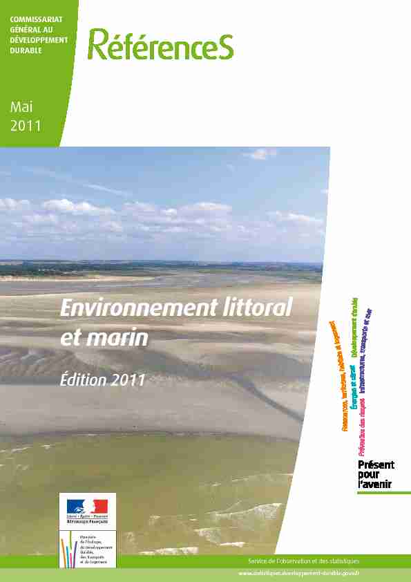 Environnement littoral et marin - Edition 2011