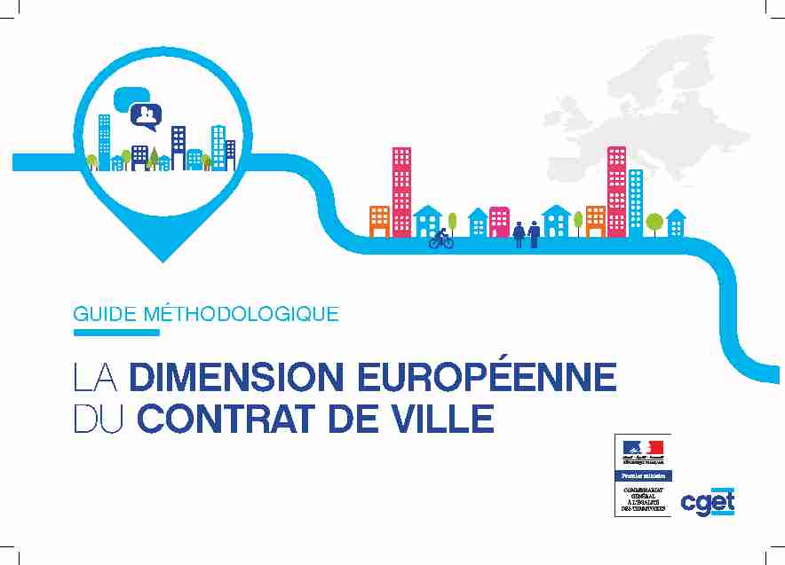la dimension européenne - du contrat de ville