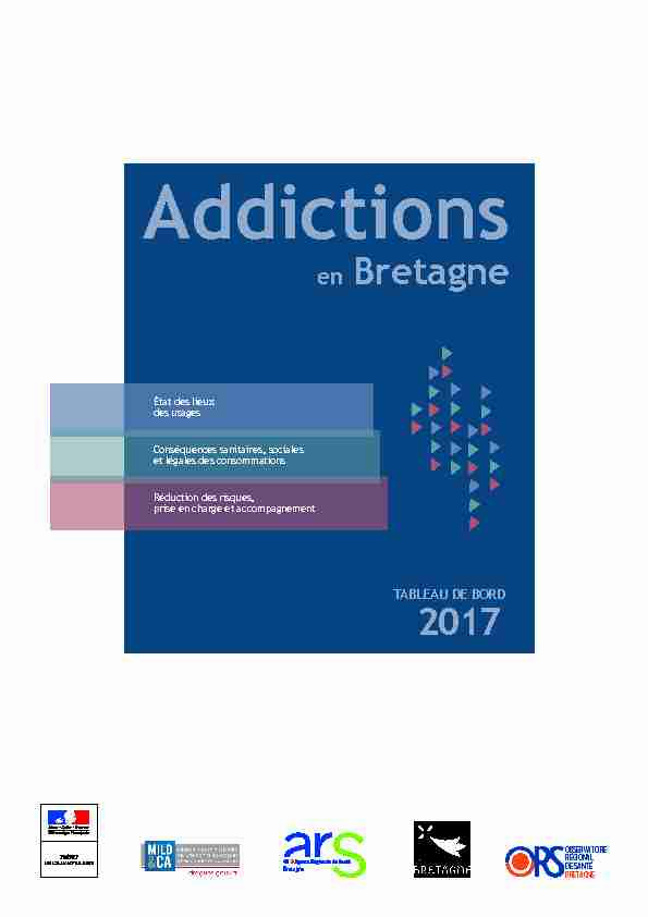 [PDF] Tableau de bord addictions en Bretagne PDF - ORS Bretagne