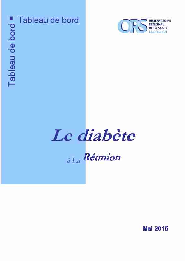 [PDF] Le diabète - IREPS Réunion