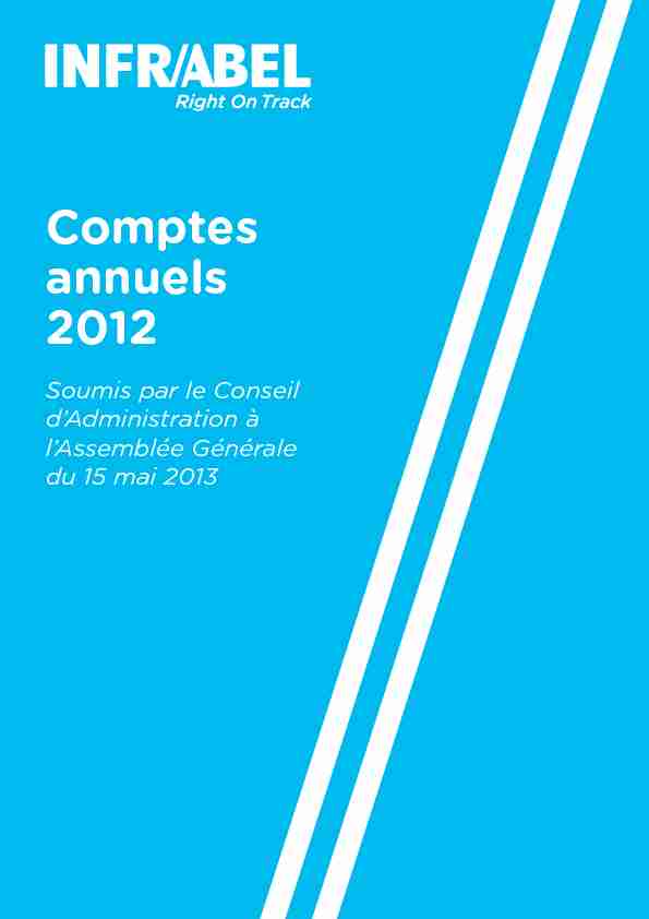 Comptes annuels 2012
