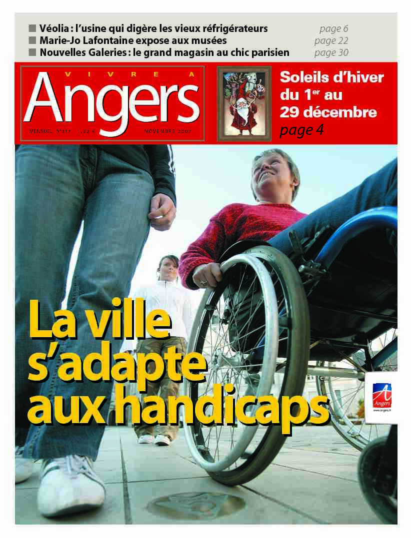 Journal municipal Vivre à Angers n° 317 (Novembre 2007)