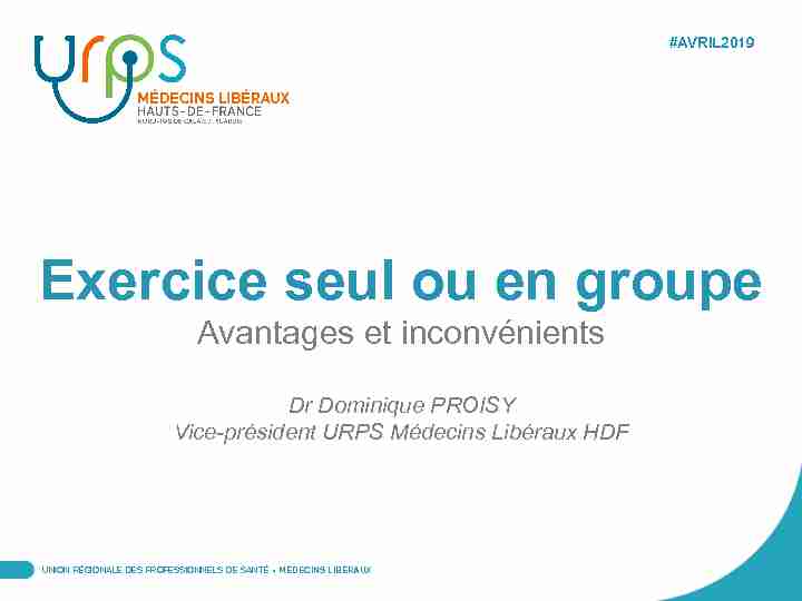 [PDF] Exercice seul ou en groupe - URPS ML HDF