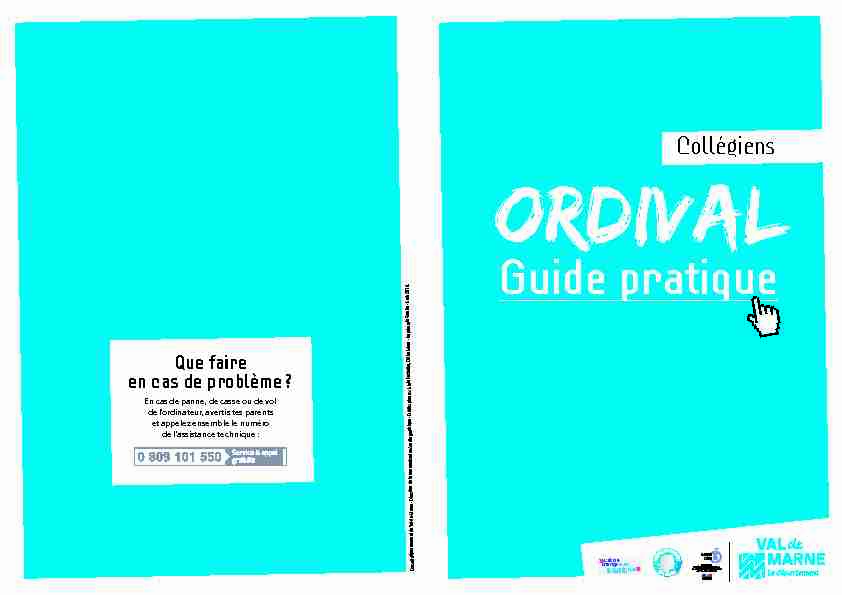 Guide pratique ORDIVAL • COLLÉGIENS