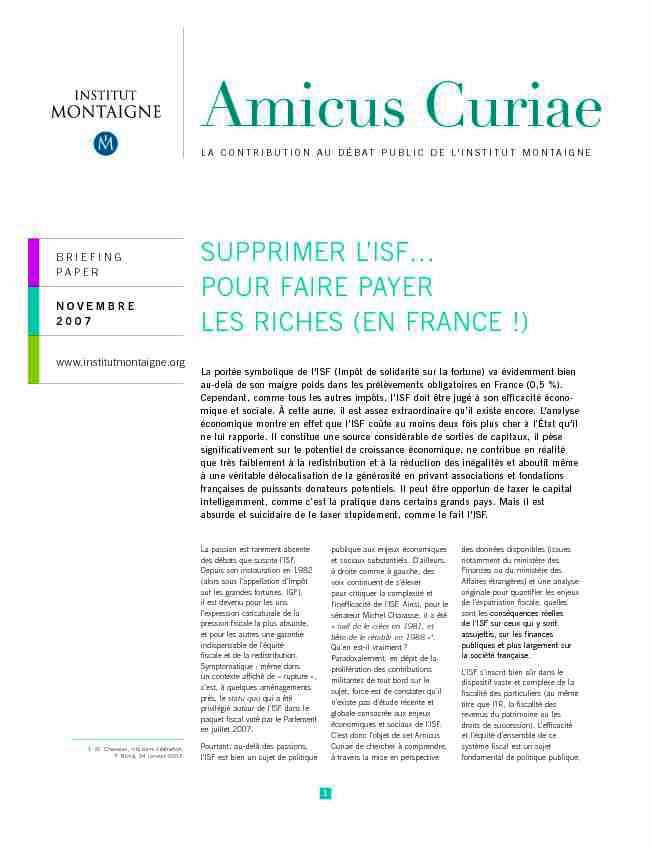 [PDF] Amicus ISF V1 - Institut Montaigne