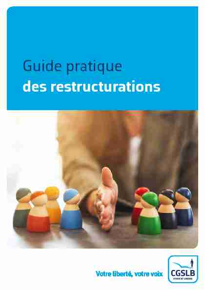 Guide pratique des restructurations
