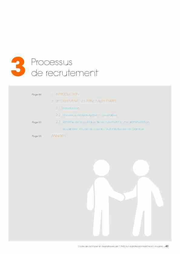 [PDF] Processus de recrutement - WCO- CLiKC