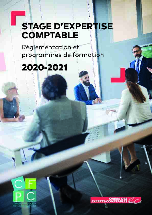 STAGE DEXPERTISE COMPTABLE 2020-2021