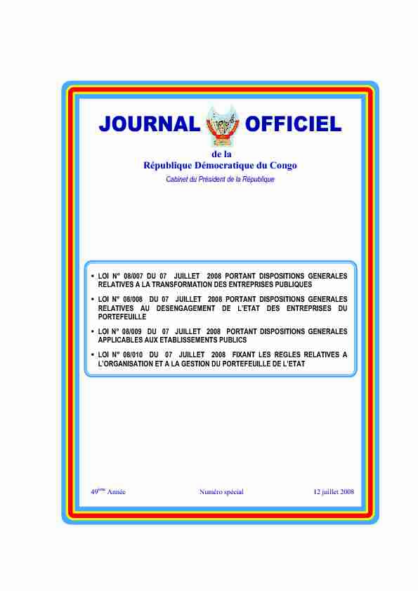 [PDF] JOURNAL OFFICIEL - ILO