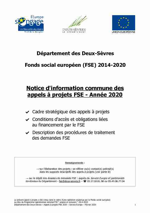 AAP FSE 2020 - Notice dinformation (tous AAP)