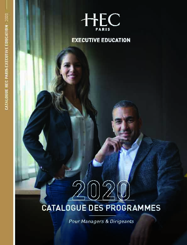 [PDF] Why choose HEC Paris Executive Education? - Connection
