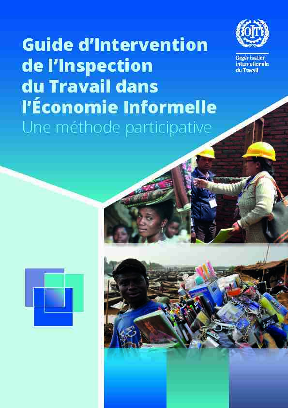 [PDF] Guide dIntervention de lInspection du Travail dans lÉconomie  - ILO