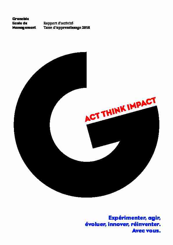 ACT THINK IMPACT