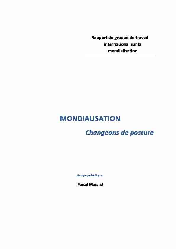 [PDF] MONDIALISATION - European Strategy and Policy Analysis System