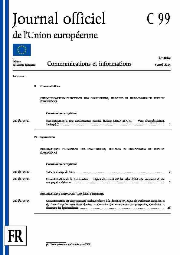Journal officiel C 99 - EN - EUR-Lex