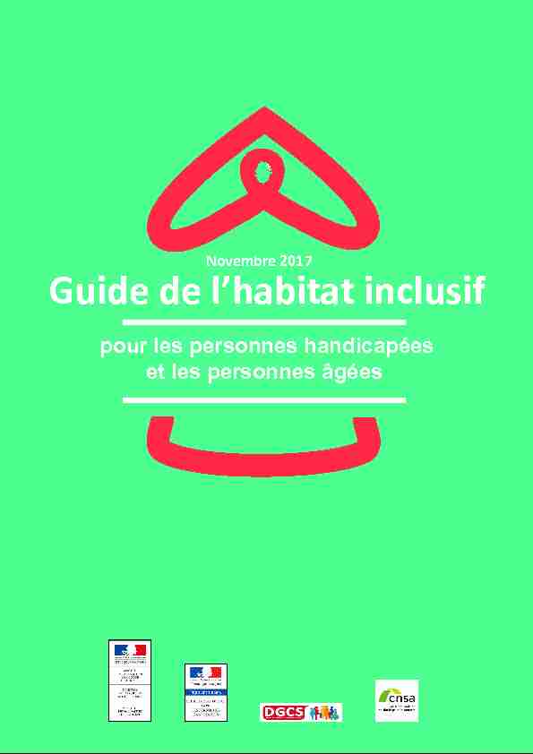 [PDF] Guide de lhabitat inclusif pour les personnes handicapées