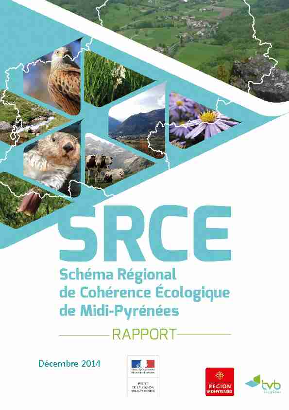 Schéma régional de cohérence écologique (SRCE)