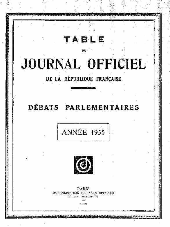 [PDF] Table de 1955 - JOURNAL OFFICIEL