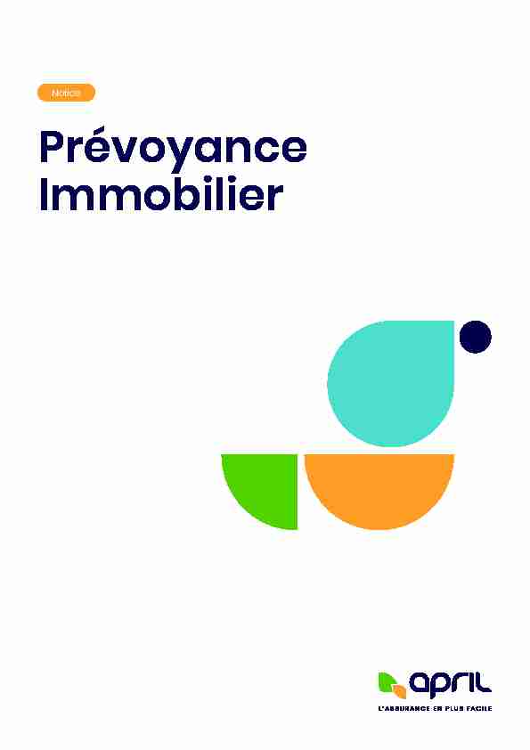 Prévoyance Immobilier - APRIL
