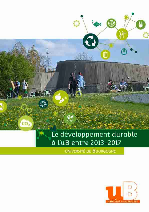 Le développement durable à luB entre 2013-2017