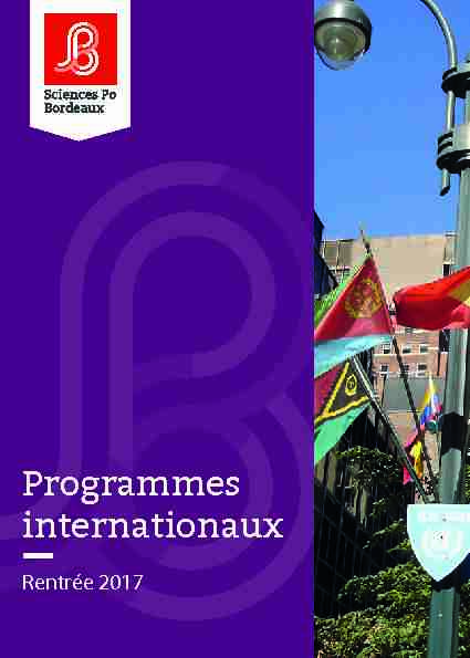 [PDF] Programmes internationaux - Langues vivantes