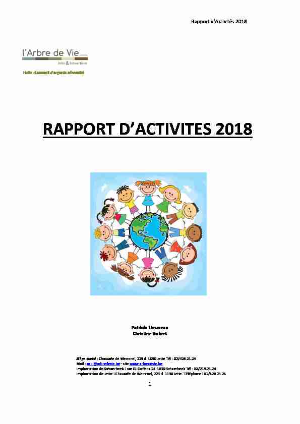 RAPPORT DACTIVITES 2018