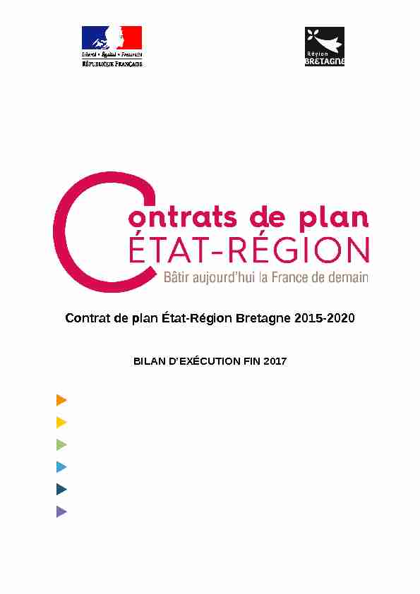 Contrat de plan État-Région Bretagne 2015-2020
