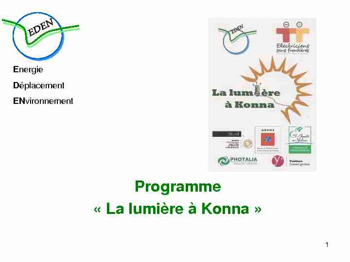 Programme « La lumière à Konna »