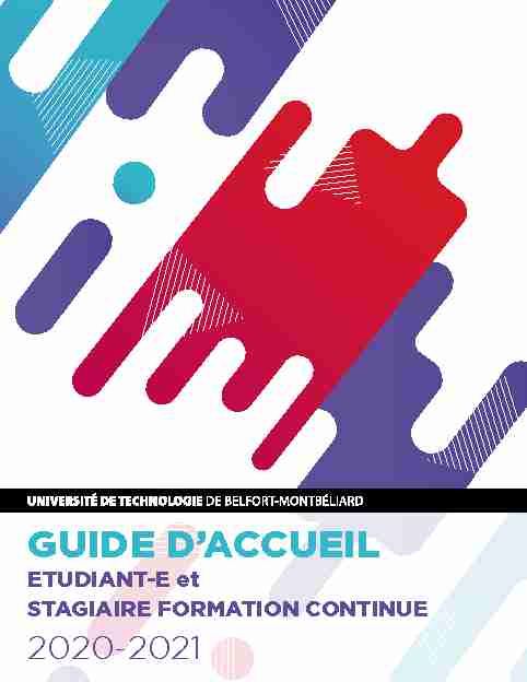 [PDF] GUIDE DACCUEIL - UTBM