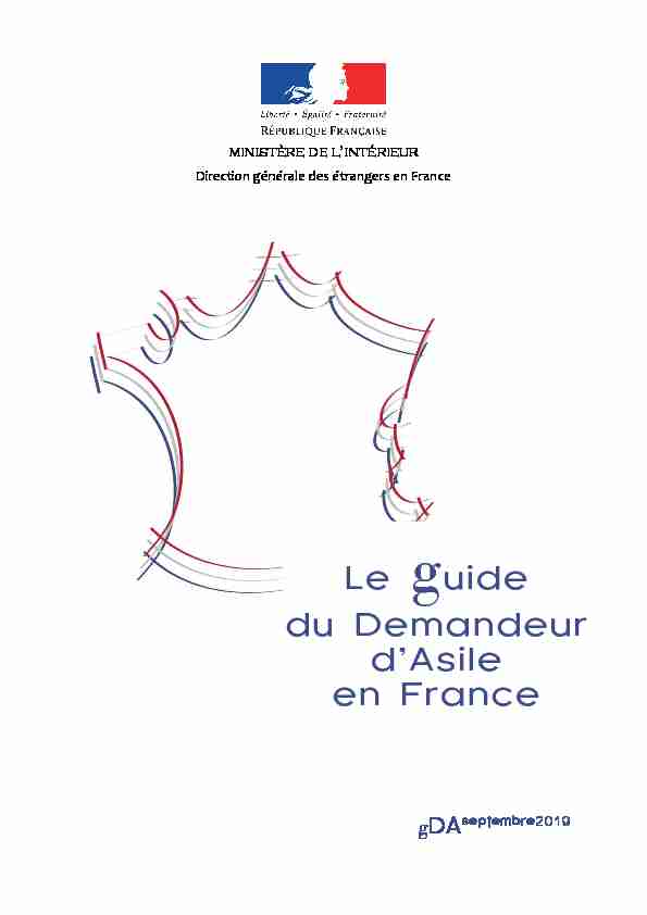 Le guide du Demandeur dAsile en France