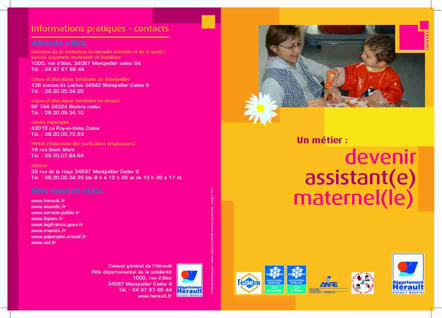 [PDF] devenir assistant(e) maternel(le)