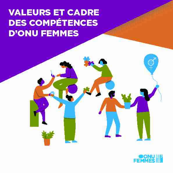VALEURS ET CADRE DES COMPÉTENCES DONU FEMMES