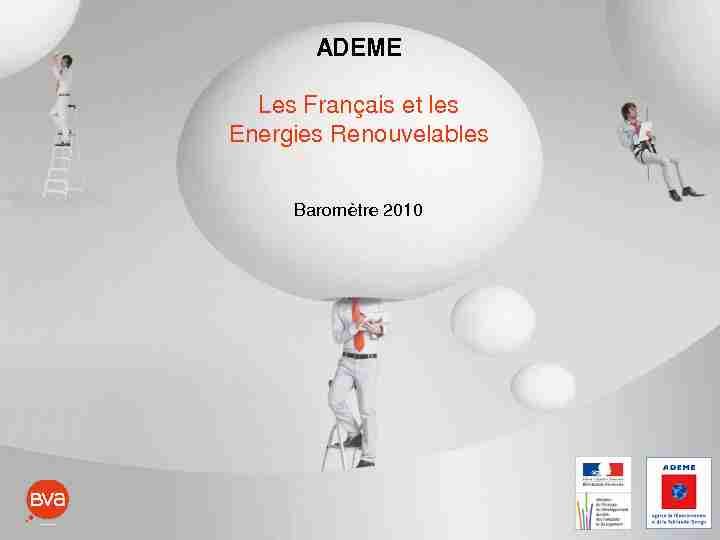 [PDF] les français et les énergies renouvelables - ADEME Presse