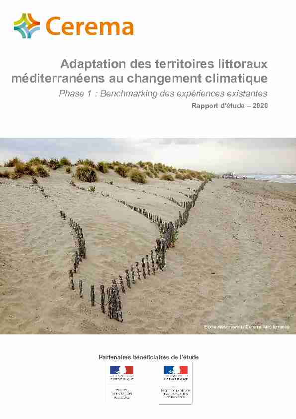 Adaptation des territoires littoraux méditerranéens au changement