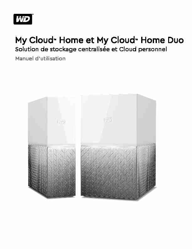 My Cloud Home and My Cloud Home User Manual