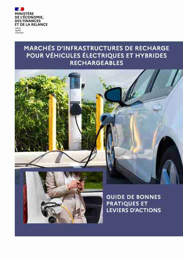 Marchés dinfrastructures de recharges pour véhicules électriques et