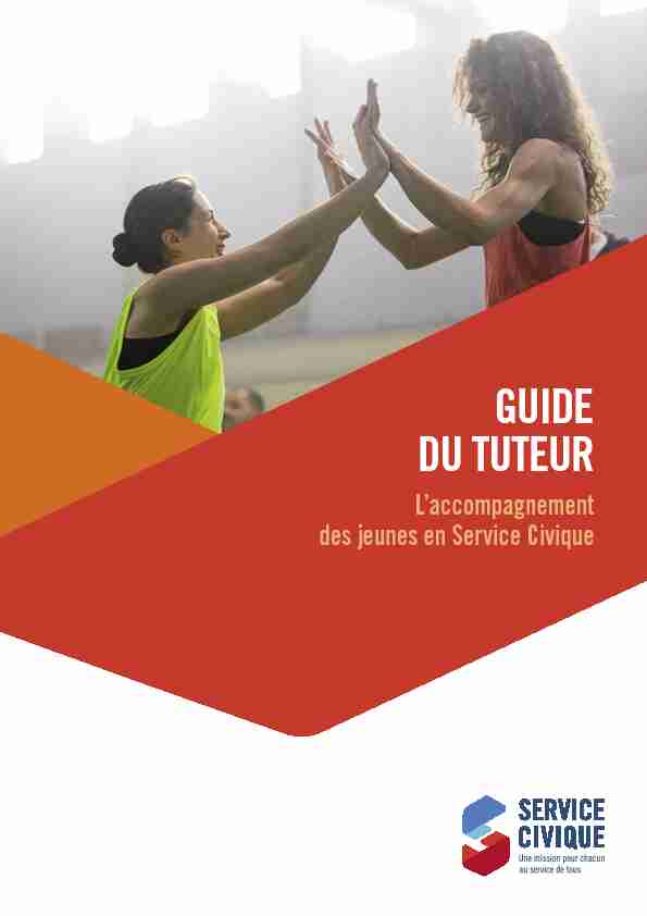 GUIDE DU TUTEUR - Service Civique