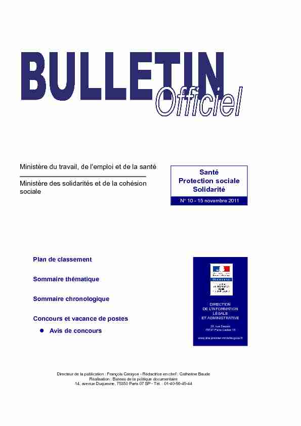[PDF] Santé Protection sociale Solidarité - Ministère des Solidarités et de