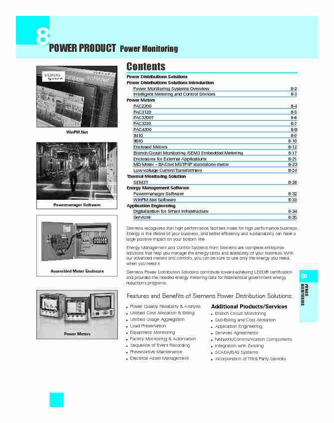 S08 Power Monitoring Catalog EN