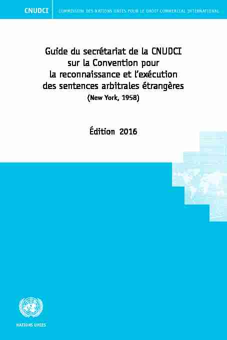 Guide du secrétariat de la CNUDCI sur la Convention pour la