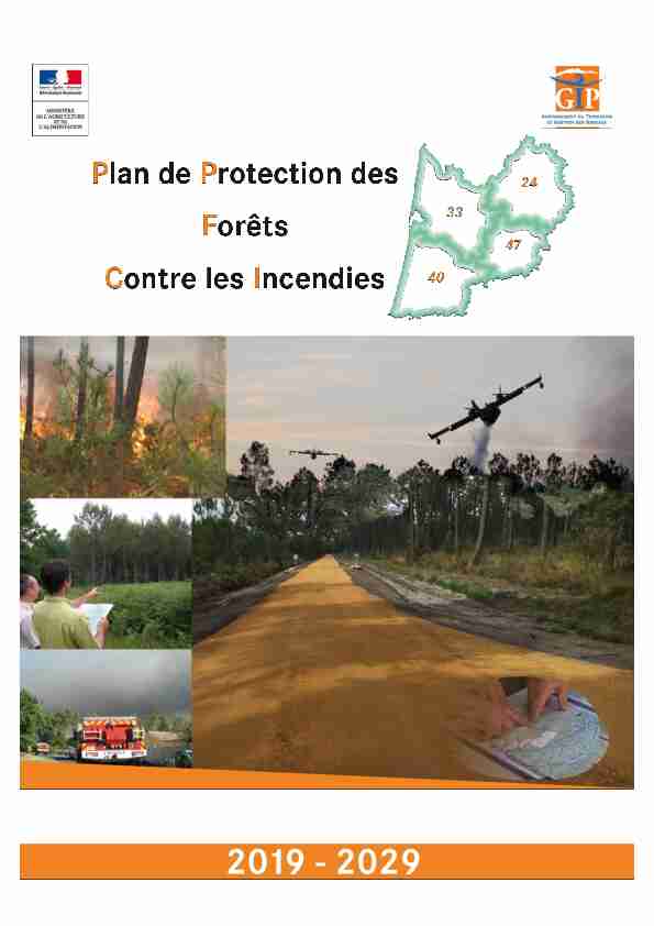 Plan interdépartemental de Protection des Forêts Contre les